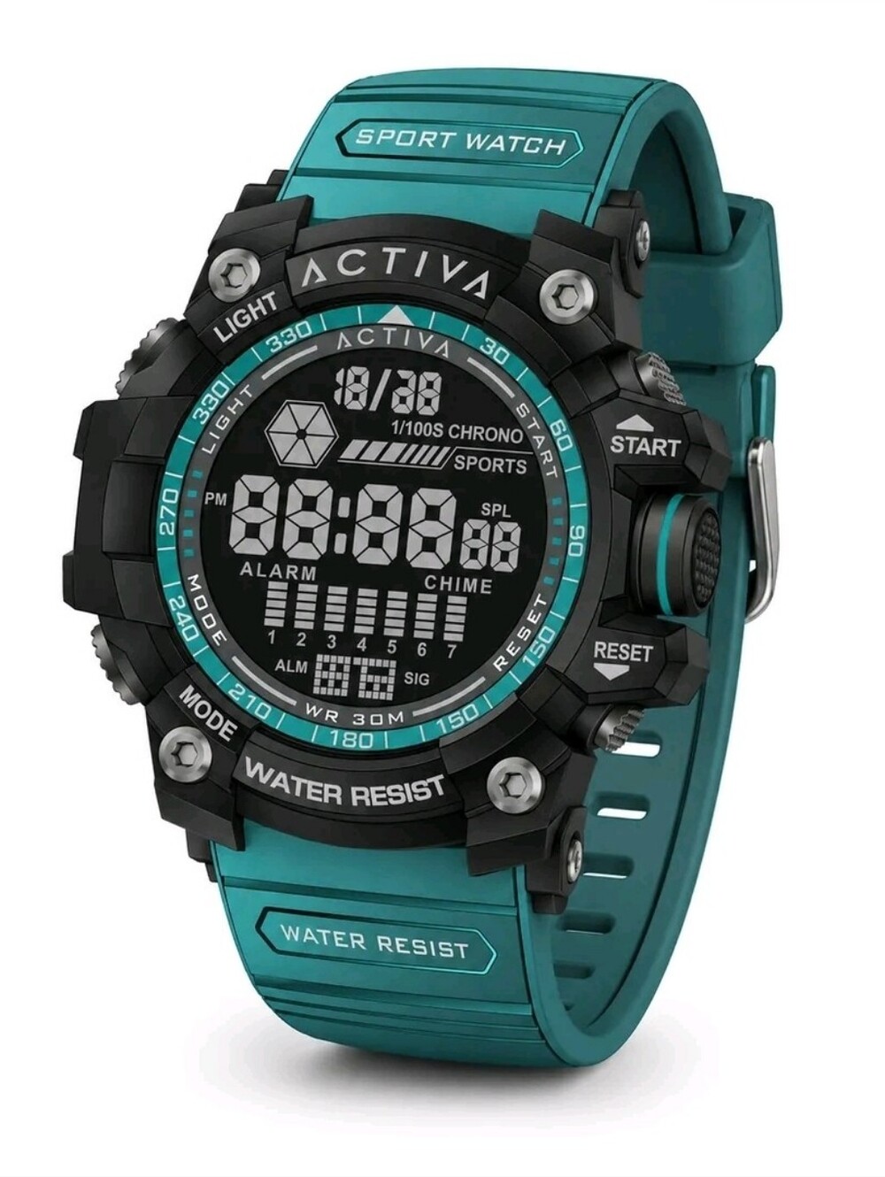 🔥 Activa X Invicta Digital Men's Watch - 56mm. Green Black ACW8020-006 Unisex